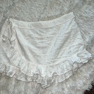 White Forever 21 plus skirt size 2xl